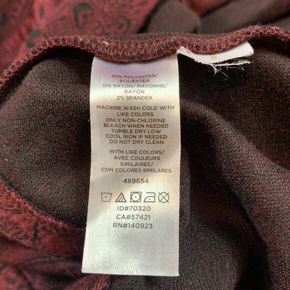 Ann Taylor Loft patterned long sleeved drop waist dress, size sp - Picture 11 of 11